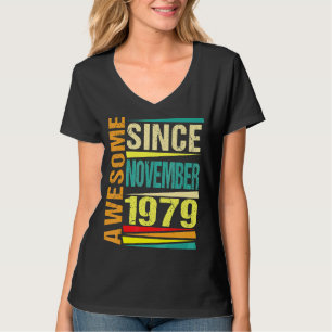 43 Jahre alte Legende seit November 1979 43. Gebur T-Shirt