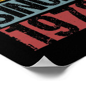 43 Jahre Vintag 1979 43. Geburtstag Poster (Ecke)