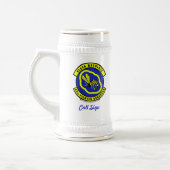 43. Kundenspezifisches Zeichen Stein w/call Bierglas (Links)