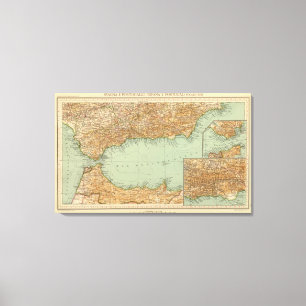43 Spanien, Portugal, Süd Leinwanddruck