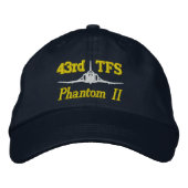 43. TFS F-4 Golf Hat Bestickte Kappe (Vorderseite)