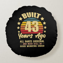 43 Years Ago All Parts Original 43th Birthday