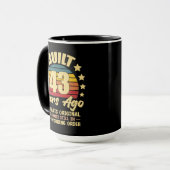 43 Years Ago All Parts Original 43th Birthday Tasse (Vorderseite Links)