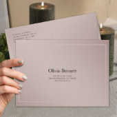 43rd Anniversary Soft Blush Orchid Einladung