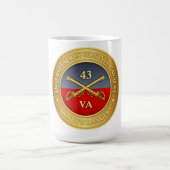 43rd Battalion, Virginia Cavalry (Mosby's Rangers) Kaffeetasse (Mittel)