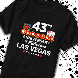 43rd Wedding Anniversary Paares T-Shirt
