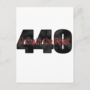440 Mopar-Biest Postkarte