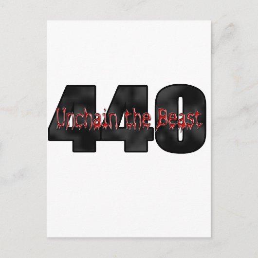 440 Mopar-Biest Postkarte (Vorderseite)
