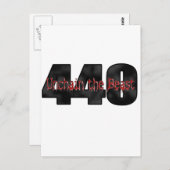 440 Moparbestie Postkarte (Vorne/Hinten)