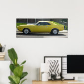 440 Wedge Dodge Challenger Poster (Heimbüro)