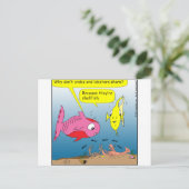 441 Schalentiere Cartoon Postkarte (Stehend Vorderseite)