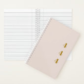 444 Angel Number Dankbarkeit Journal Notizblock (Innen)