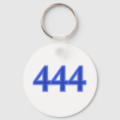444 Angel Number Manifestation Schlüsselanhänger (Vorderseite)