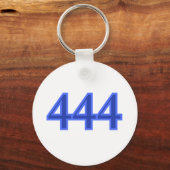 444 Angel Number Manifestation Schlüsselanhänger (Vorderseite)