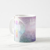444 Angel Numbers Chakra Angels Wings Kaffeetasse (Vorderseite Links)