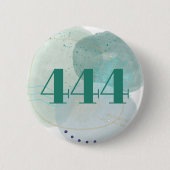 444 Engel-Zahl göttliche Schutzbejahung Button (Vorderseite)