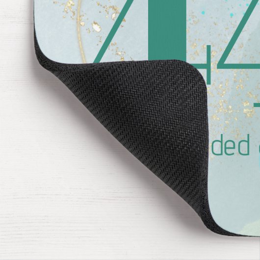 444 Engel-Zahl göttliche Schutzbejahung Mousepad (Ecke)