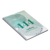 444 Engel-Zahl göttliche Schutzbejahung Notizblock (Rechte Seite)