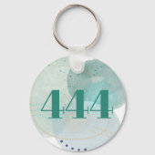 444 Engel-Zahl göttliche Schutzbejahung Schlüsselanhänger (Rückseite)