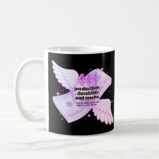 444 Engelszahl Geldmanifestations-Tasse Kaffeetasse
