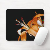 4464-Nahe Orange-Lilien Mousepad (Mit Mouse)