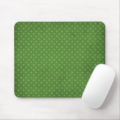 446_lilies GREEN COUNTRY PUNKTS PATTERN DOTS CI Mousepad (Mit Mouse)