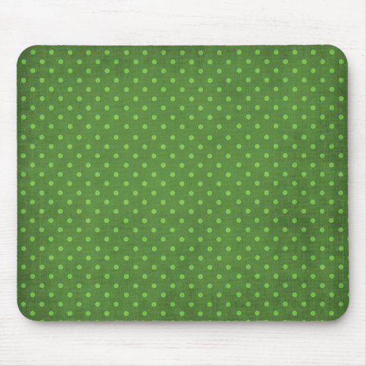 446_lilies GREEN COUNTRY PUNKTS PATTERN DOTS CI Mousepad (Vorne)