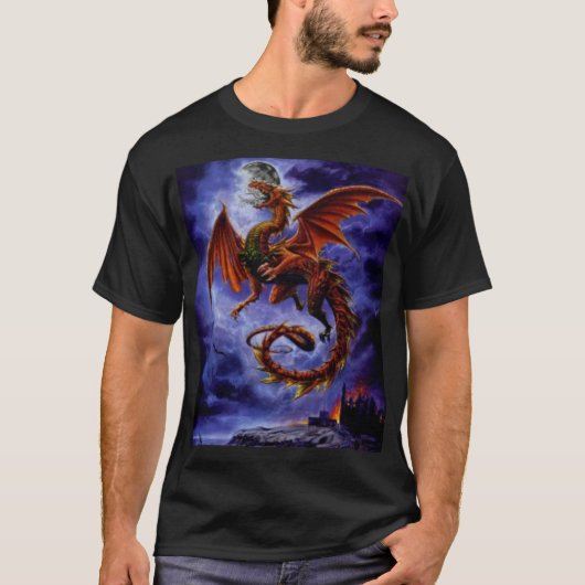 4472~Whitby-Wyrm-Posters T-Shirt (Vorderseite)