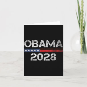 44-48 Obama für Präsident '28 2028 4. Juli Karte