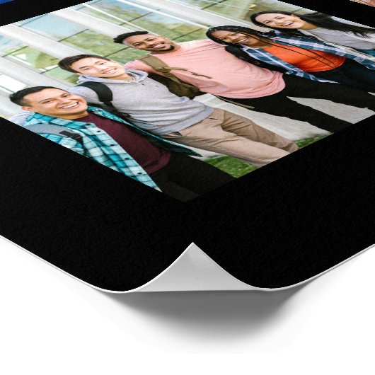 44 Foto Collage Abschluss Poster (Ecke)