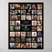 44 Foto Collage Abschluss Poster (Vorne)