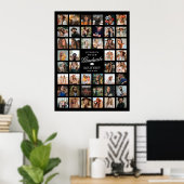 44 Foto Collage Abschluss Poster (Heimbüro)