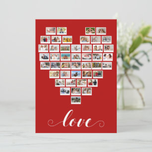 44 Foto-Collage Kamera Film Liebe Weiß Herz Karte