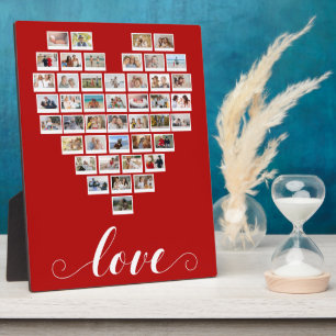 44 Foto-Collage Liebe Sofortbildfilm Herz   Fotoplatte