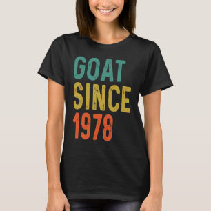 44. Geburtstag 44 Jahre alte Ziege seit 1978 T-Shirt