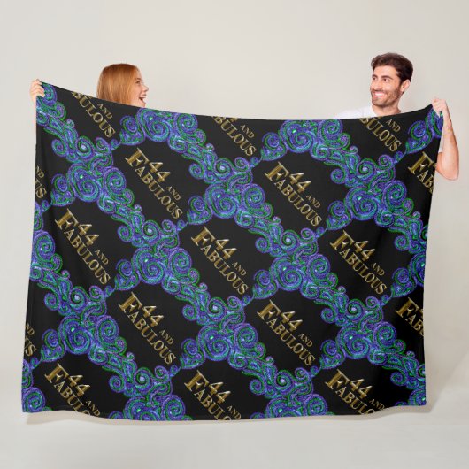 44. Geburtstag Fleecedecke (Beispiel)