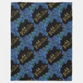 44. Geburtstag Fleecedecke (Vorderseite)