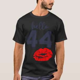 44. Geburtstag Hallo 44 Jahre Alter Niedlicher Kus T-Shirt
