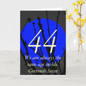 44. Geburtstag Karte (Gelbe Blume)