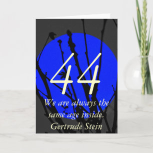44. Geburtstag Karte
