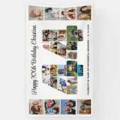 44. Geburtstagsfeier Nummer 44 Fotocollage Banner (Vertikal)