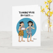 44 Geburtstagsgrüße drehen Karte (Gelbe Blume)