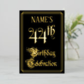 44. Geburtstagsparty - Extravagantes Drehbuch & In Folieneinladung (Stehend vorne)