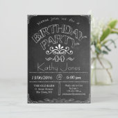 44. Halbpension Geburtstagsfeier Einladung (Stehend Vorderseite)