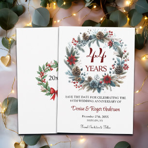 44. Hochzeitstag Winter Save The Date