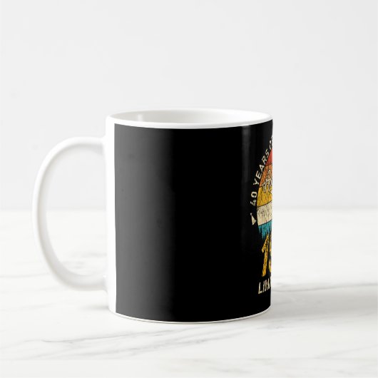 44 Jahre alt 1981 Retro Phantastisch 44. Geburtsta Kaffeetasse (Links)