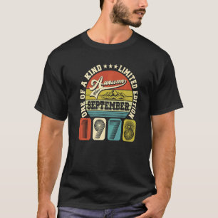 44 Jahre alt 44. Geburtstag Phantastisch seit Sept T-Shirt
