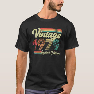 44 Jahre alt Vintag 1979 Geboren 1979 44. T-Shirt