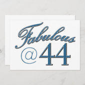 44 Jahre alte Geburtstagsdesigns (Vorne/Hinten)