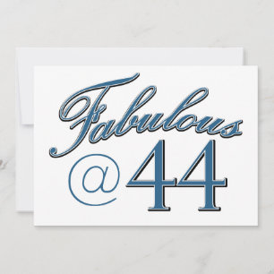 44 Jahre alte Geburtstagsdesigns